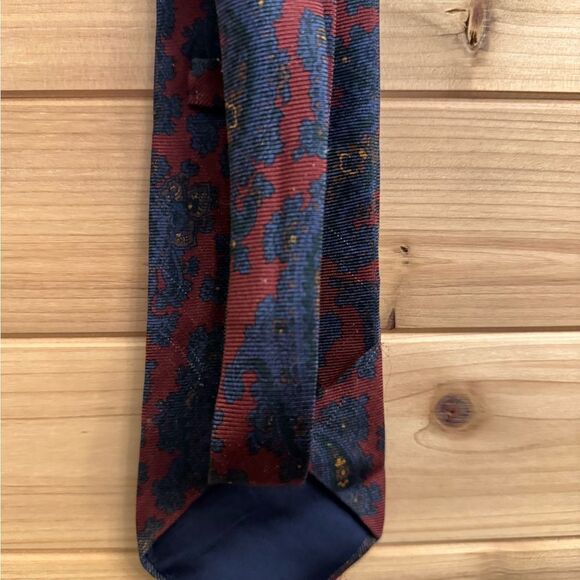 Polo Ralph Lauren Handmade In Italy Silk Paisley Print Tie - Picture 5 of 8